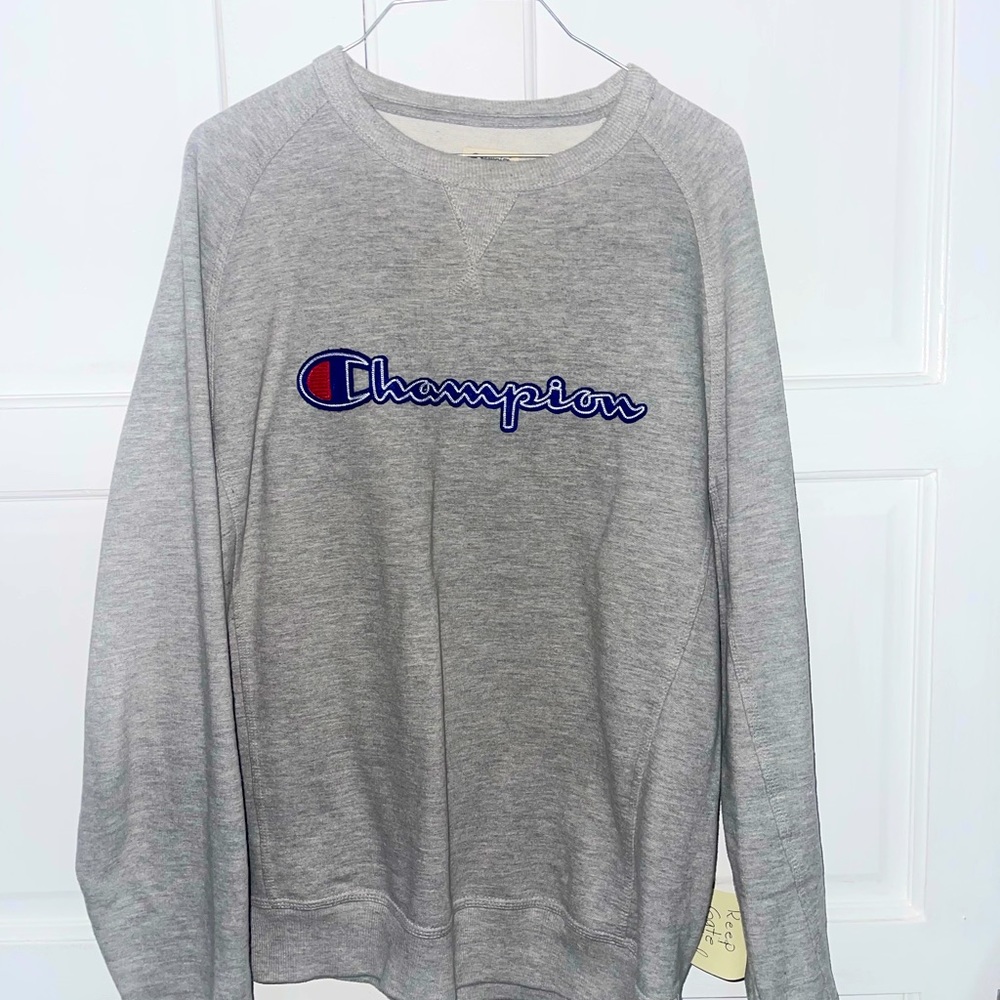 Men’s Champion Gray Crewneck